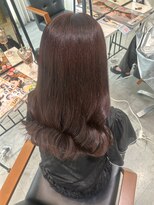 ネクストハラジュク(NEXT HARAJUKU)&nbsp;レイヤーカット　デザインカラー　ウェットヘア