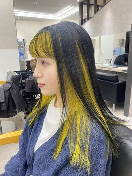 ジゼル 博多筑紫口店(GiseL) 【かじ】yellow innercolor/ GiseL筑紫口@kaji_de_experiences