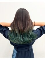 シエロバイシエスタ 池袋(cielo by siesta)&nbsp;☆グリーンターコイズグラデーションカラー☆