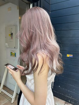 フェブ(fev) 【fev_momo】pink beige×Design