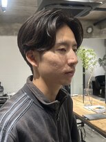 フゾンカウチ(fuzon kauti)&nbsp;men`sメンズカットツーブロックセンターパート韓国風ヘッドスパ