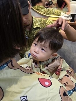 ビスケ(BiSKe)の写真/【お子様同伴可◎】お子様もたくさんご来店♪安心して家族で通えるアットホームサロン☆