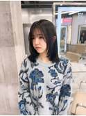 ☆ブリーチなしカラー☆ 6トーンベージュブラウンレイヤーカット