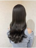 【透明感カラー】オリーブアッシュ