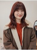 くびれヘア/レッドブラウン[横浜/横浜駅]