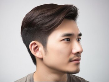 カットスペース グリーンリーフ(CUTSPACE Greenleaf)の写真/【人気No.1】ベーシックカットコース¥5,000 シェービング/顔剃り込み。様々なビジネスシーンに適応★