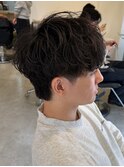 初めてのパーマでも◎ラフな質感が人気のシャドウパーマ