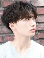 ページ(page,)&nbsp;韓国ヘアカルマパーマコンマバングセンターパート黒髪ウルフ