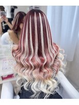 ミニルバイルルカ(minilu by LuLuca)&nbsp;チェリーレッド×ホワイトスーパーレミエクステ