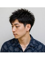 スープレックス ヘアーデザイン(SOUPREX HAIR DESIGN)&nbsp;大人メンズツーブロックショート　20代 30代 40代 50代 60代