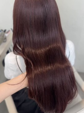 エン 栄店(enne) ブリーチなしでも発色◎チェリーレッド