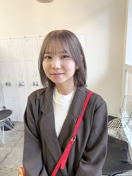 クリアーオブヘアー 池下店(clear OF HAIR) ケアブリーチ×ハイトーンベージュ