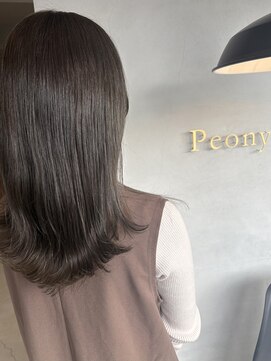 オリーブベージュ（ブリーチなし）