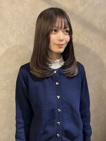 ロチカバイドールヘアー 心斎橋(Rotika by Doll hair)&nbsp;ミディアムレイヤー×透明感ブラウン