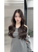 可愛い・綺麗を更新させる韓国ヘア　盛らないレイヤーカット