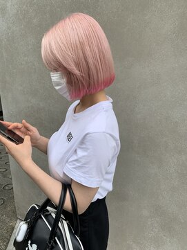 ペレ 原宿(PELE) 着物ヘア/大人ガーリー/ダークアッシュ/似合わせカット/原宿