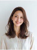 レイヤーカット/イメチェン/外ハネボブ/美髪/ワイドバング/髪型