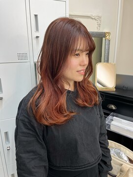 ココロ(COKORO) 酸性縮毛矯正_艶髪_オレンジベージュ