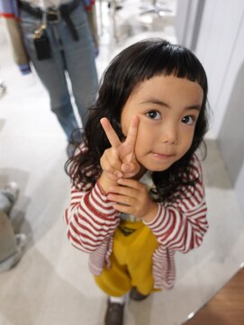 ユルクメゾンシティ 名古屋(JURK MAISON CITY) 【ami style】キッズパーマ くるくるパーマ キッズカット