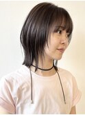 【morio松戸 石山】くびれ外ハネレイヤーボブ顔周りシャギー