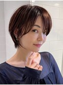 ショートショートボブショートヘア大人ショート耳掛けショート