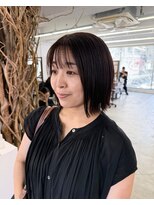 ソーソー(SoSo)&nbsp;切りっぱなしボブ7.24ミルクブラウン