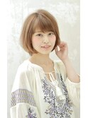 大人かわいいふんわりひし形ショートボブ【浦和】