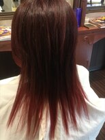 美容室 エルミタージュ(Hermitage)&nbsp;レッドカラー