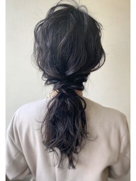 セルカ 高田馬場(CERCA) 結婚式二次会パーティーヘアセット大人可愛いポニーテール