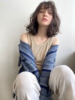 ミラバイグリーン(Mira by green)&nbsp;Aラインボブ×アッシュブラウン【ルーズ】02