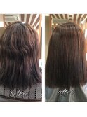 【髪質改善】ふんわり縮毛矯正/30代/剛毛・癖毛が悩み