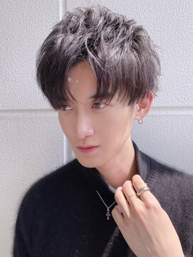 ロンド ロビン 栄(Lond robin) 【Lond robin】高瀬慎也 マッシュ/コンマバング/ブルーブラックN