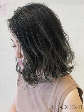 ソーエン バイ ヘッドライト 釧路若松店(soen by HEADLIGHT) グレージュ×伸ばしかけパーマ_851M1416