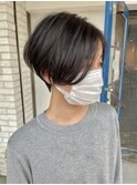 大人可愛い前下がりショート×ウェットスタイリング/フレッシュ