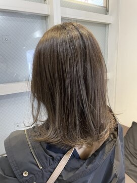 カラープロデュースバイアルバ(color produce byALBA) 艶々外ハネミディアム