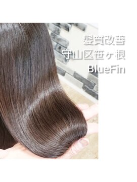 ブルーフィン シセロ(Blue Fin cicero) 枝毛なし健康ツヤ髪髪質改善まとまるクセなしストレート耳掛け