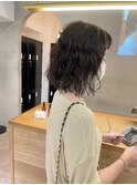 透明感髪質改善ベージュダブルカラーミルクティーグレージュ