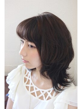 クラク 笹塚店(KURAKU) [KURAKU] 耳掛けマッシュショート/30代/40代/前髪あり/パーマ