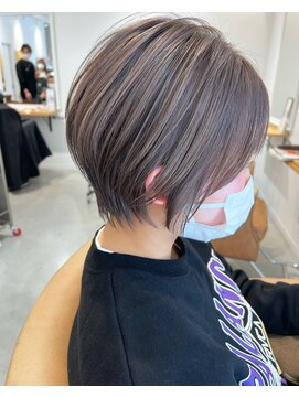 トリート 西船橋店(TREAT) 大人可愛い20代30代40代前下がりショートボブ丸みショート