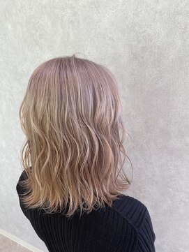 ザラフターザブリーチ 黒崎桃園店(the laughter/The bleach) 抜群の透明感ミルクティーベージュ