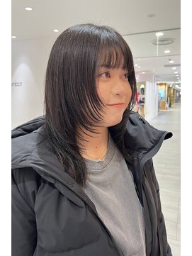 ビーハイブアヴェダ PARCO2店(BEHIVE AVEDA) 【yuuna】攻め過ぎないウルフレイヤー