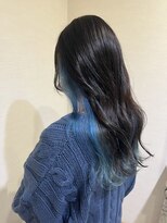 リアン 熊谷本店(Rien) 青のインナーカラー