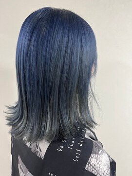 ハツメイ 川崎西口店(HATSUMEI) ★春・夏に人気★ハイトーンブルー×シルバー★