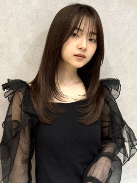 ロンド ロワール 門前仲町(Lond Loire) イメチェンホワイトブロンド美髪ワイドバング外ハネボブ門前仲町