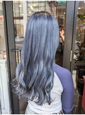 #ネイビーカラー#ブルーカラー#髪質改善トリートメント