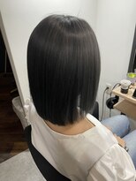 ラフ 難波店(LAFF) #黒髪#ボブルフ#ネビージュ#小顔#ワンレン