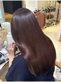 髪質改善!この夏ピッタリのピンクブラウン◎