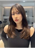 【TAISEI】フェイスレイヤーカット&透明感グレージュ