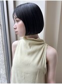 ◎ボブ/ミニボブ/切りっぱなし/前髪/顔周りカット/銀座一丁目