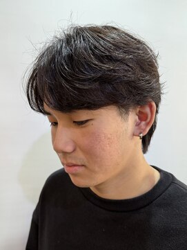 レボルトヘアー(R EVOLUT hair) 韓国風センターパートニュアンスパーマフェザーパーマ柏市柏駅